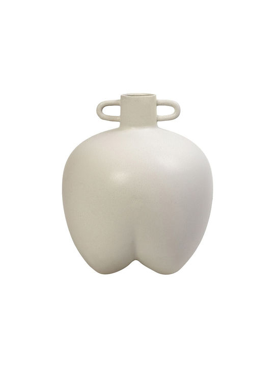 Espiel Decorative Vase White 27x27x31cm