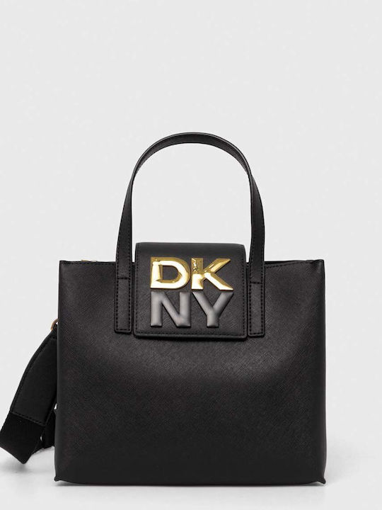 DKNY Sm Satchel Geantă de damă De mână Neagră