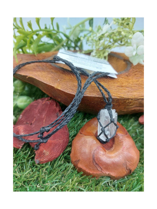 Macrame Clear Quartz Necklace