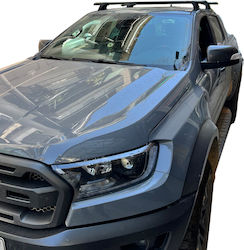 Yakima Μπάρες Οροφής Αλουμινίου για Ford Ranger / Raptor 2022+ (Σετ με πόδια) Μαύρες