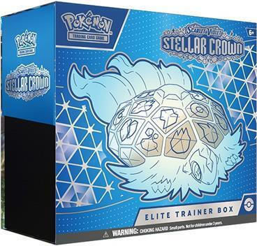 Pokemon Scarlet Ein Stück Scharlachrot & Violett Stellar Crown Elite Trainer Box