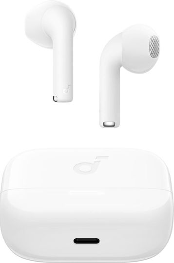 Soundcore by Anker K20i Earbud Bluetooth Handsfree Ακουστικά με Αντοχή στον Ιδρώτα και Θήκη Φόρτισης Λευκά
