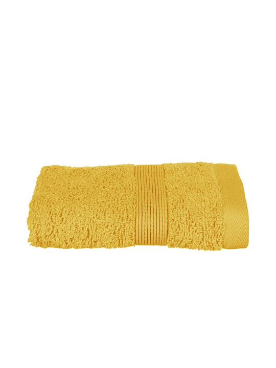 Atmosphera Handtuch 30x50εκ. Gelb Gewicht 450gr/m²