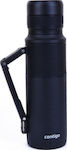 Contigo Thermal Flasche Thermosflasche Rostfreier Stahl Mat Black 1.2lt