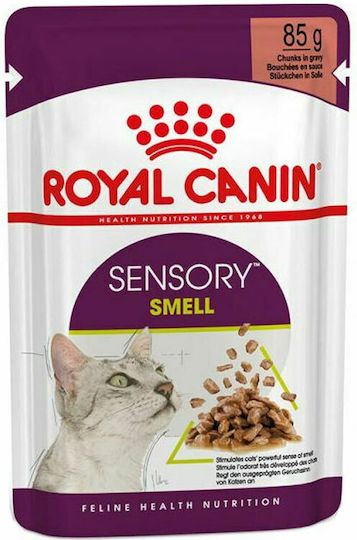 Royal Canin Sensory Smell Wet Food for Adult Cats in Pouch with Fish 85gr