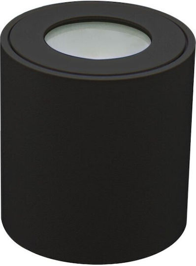 Eco Light Einzel Spot mit Fassung GU10 in Schwarz Farbe