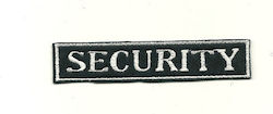 Security Chest Badge Black White