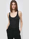Samantha Damen Bluse mit Trägern Black
