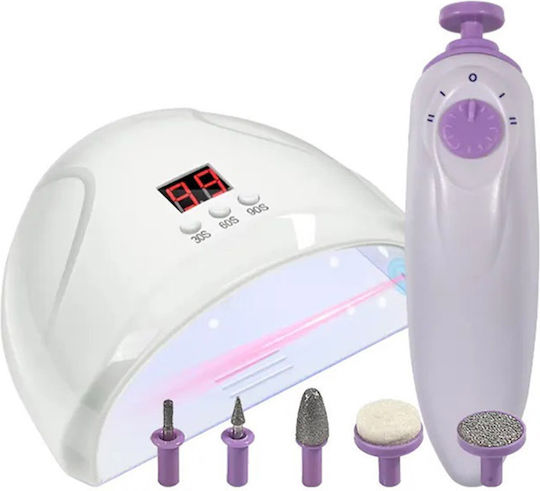 Verk Group Φουρνάκι Νυχιών UV / LED Σετ 12W Λευκό