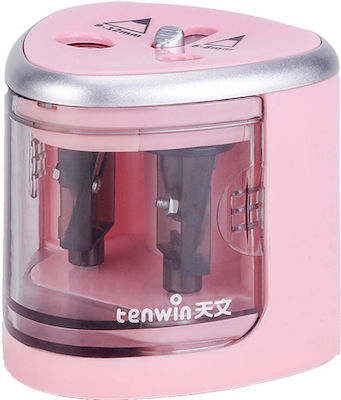 Double Pencil Sharpener Pink