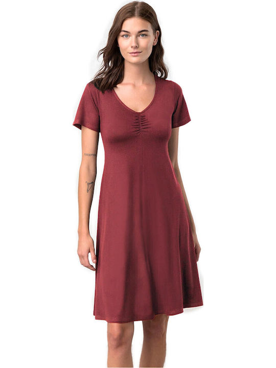 Vamp Rochie De Vară Burgundy