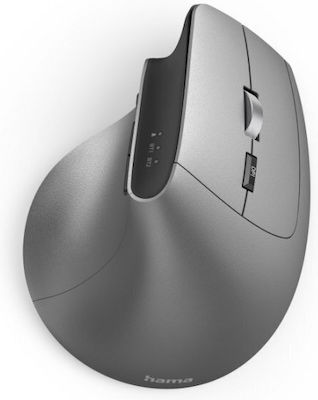 HAMA EMW-700 Wireless Ergonomic Bluetooth Vertical Mouse Gray