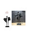 ForHome Dekorativ Statuette aus Polyresin in Black 18x6x28cm 1Stück