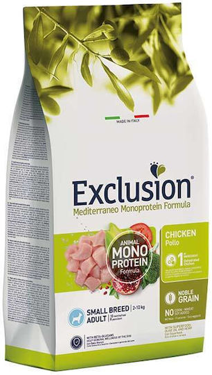 Exclusion 2kg Dry Food for Adult Small Breed Dogs with Chicken