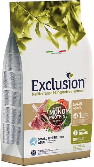 Exclusion 0.5kg Dry Food for Adult Small Breed Dogs with Lamb