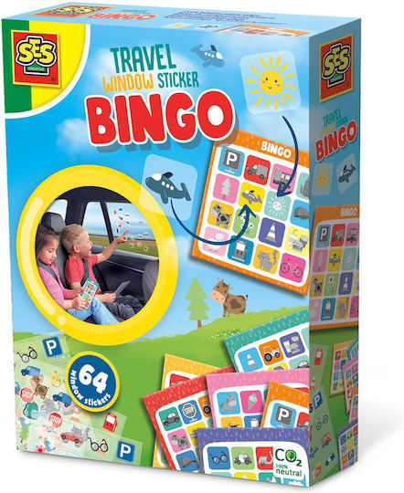 Επιτραπέζιο Παιχνίδι Travel Window Bingo 3+ Ετών Ses Creative