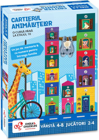Joc de Societate The neighborhood of the little animals pentru 2-4 Jucători 4+ Ani Chalk & Chuckles