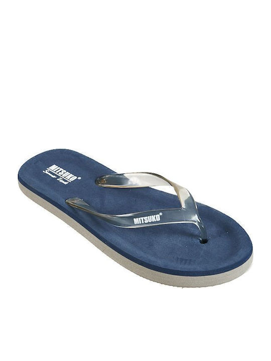 Mitsuko Slapi Bărbați Flip Flops Albăstru