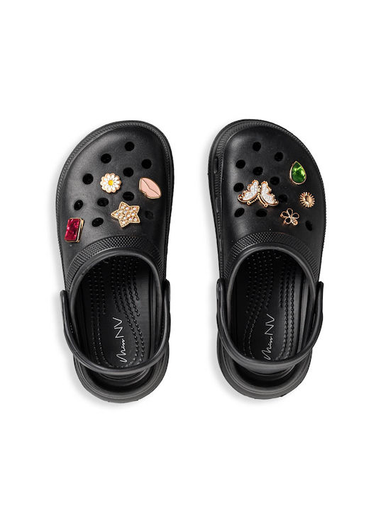 Envie Shoes Clogs Black