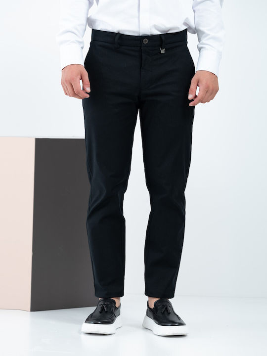 Vittorio Artist Men's Trousers Chino Black