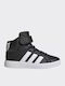 Grand Court Παιδικά Sneakers High με Σκρατς Μαύρα