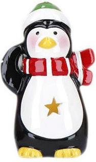 Beleuchtet Weihnachtliche Figur Pinguin Länge 7.7cm
