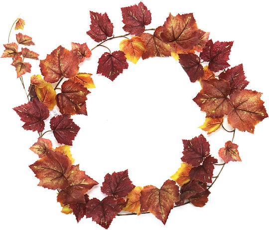 Decorative Garland Maple Red 180cm Supergreens