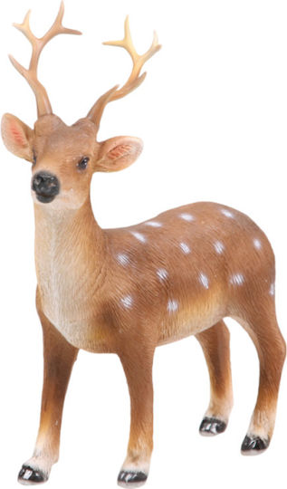 Decorative Deer Polyresin 13x7x17cm 1pcs