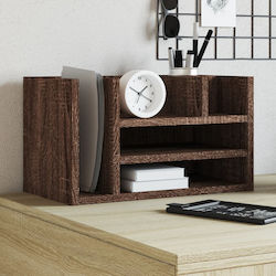 Ξύλινη Θήκη Χαρτιών σε Καφέ Χρώμα 24x25x44.5εκ. 1τμχ