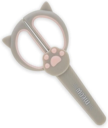 Legami Milano Children's Scissors for Crafts Left-Handers 12cm with Plastic Blade Gray 1pcs