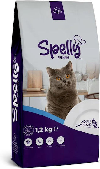 Premium Dry Food for Adult Cats with Fish 1.2kg
