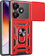Orso Combo Kickstand Slide Back Cover Red (Poco F6 5G)