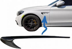 Stickers emblema aripa neagra lucioasa Mercedes-benz Glc X253 C-class W205 E-class W213 2 bucati universale Mercedes Benz Carver