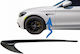 Mercedes-benz Glc X253 C-class W205 E-class W213 Glossy Black Wing Emblem Stickers 2 Pieces Universal Mercedes Benz Carver