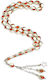Roloi Komboloi Silver Worry Beads Multicolour 26cm