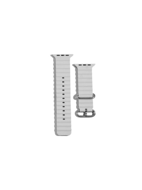 XO BT02A Marine Armband Silikon Ivory (Apple Watch 38/40/41/42mm)