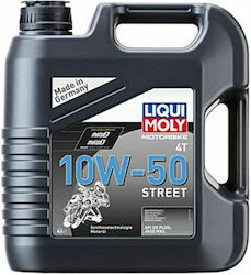 Liqui Moly Synthetic Motorcycle Oil for Four-Stroke Engines 10W-50 4lt