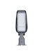 Eco Light Außenstehlampe LED Straße 30W mit Kaltweiß Licht IP65 Grau