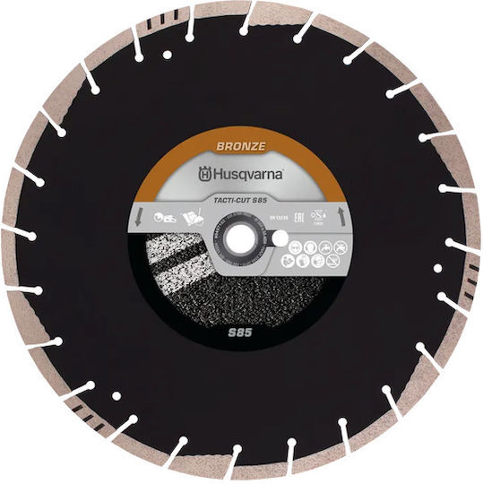 Husqvarna Tacti-cut S85 Cutting Disc Construction Materials Hole Diameter 400mm 1pcs