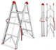 Inox Kiss Multipurpose Ladder with Maximum Height 1.1m
