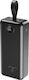 XO PR240 Power Bank 30000mAh 22.5W with 2 USB-A Ports and USB-C Port Power Delivery / Quick Charge 2.0 / Quick Charge 3.0 Black