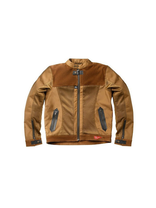 Fuel Motorcycles Summer Men's Riding Jacket Beige