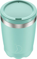 Chilly's Ποτήρι Θερμός BPA Free Pastel Green 340ml