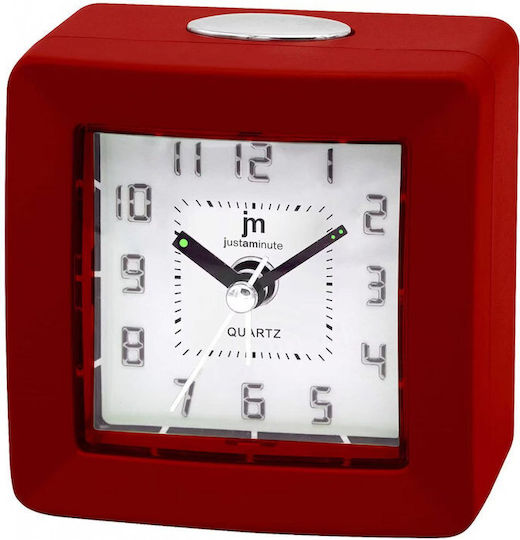 Justaminute Ceas de Masă cu Alarmă Alb JA7075R