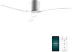 Cecotec Energy Silence Aero 5600 Ceiling Fan 132cm with Light, WiFi, and Remote Control White