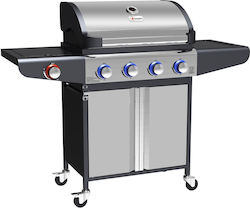 Campfire Gas Grill 4 Burners 3.2kW with Side Burner