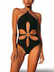 Chicret One-Piece Swimsuit Black