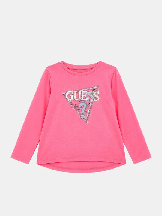 Kids' Shirt Long Sleeve Fuchsia