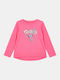 Guess Children's Blouse Long Sleeve Fuchsia