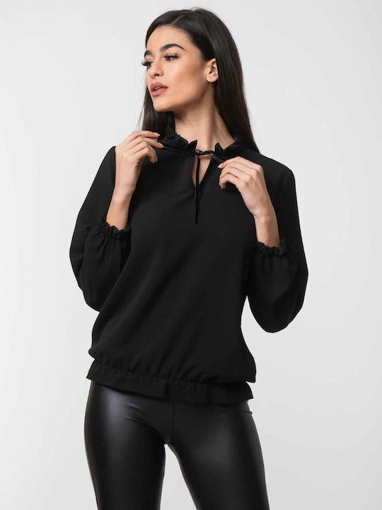 Dress Up Women's Blouse Black